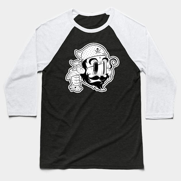 Pirate Baseball T-Shirt by Mactivo